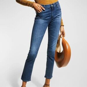 AG Adriano Goldschmied Blue Straight Leg Jeans